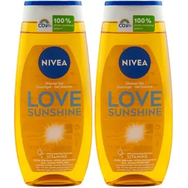 NIVEA Pflegedusche, Original Duft SUN, Flasche, Welcome Sunshine, 2er Pack(2 x 250 ml)