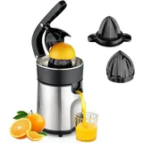 Zitruspresse Elektrische, Orangenpresse Zitronenpresse inkl 2 Presskegel, Geh...