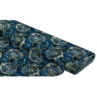 Viskose-Blusenstoff mit Stretch, blau-color