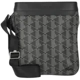 Lacoste The Blend Flat Crossover Bag Monogram Noir Gris