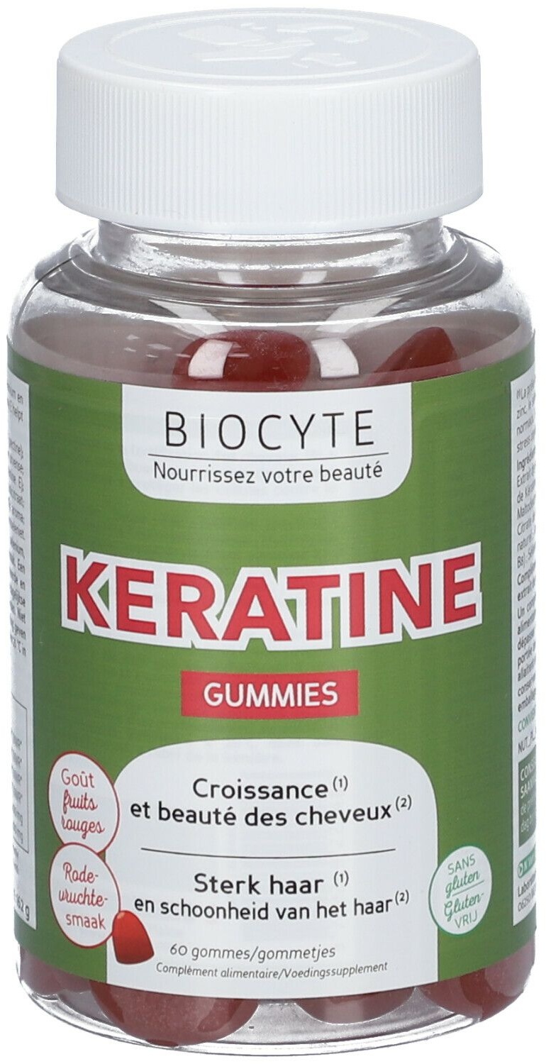 BIOCYTE Keratine Gummies 60 pc(s) pastille(s)