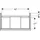 Geberit Waschtischunterschrank 2 Schubladen 74 x 61,5 x 41,6 cm Sand-Grau