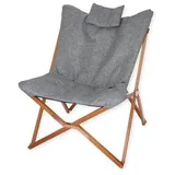 Bo-Camp Campingstuhl Bloomsbury Grau