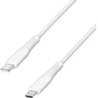 Logilink USB-C® Kabel USB 2.0 USB-C® Stecker, USB-Micro-B Stecker 1.5m Weiß CU0243