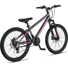 Licorne Thunder 24 Zoll RH 40 cm Anthrazit/Rosa