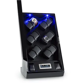 Klarstein Klingenthal Uhrenbeweger Rechts-Links-Lauf Sichtfenster, schwarz