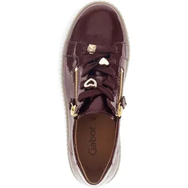 Gabor Sneaker Damen Bordo/Gold 37,5