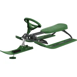 Schlitten Snowracer Iconic Bio Graphite Grey/Green EINHEITSGRÖSSE