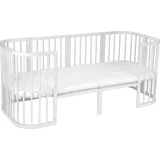 Waldin Erweiterung auf 174cm passend für 7in1 Babybett, Kinderbett, KEIN BETT, Weiß