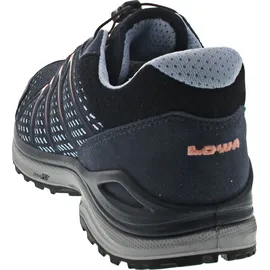 Lowa Maddox GTX Lo Damen stahlblau/lachs 39,5