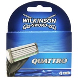 Wilkinson Rasierklingen Sword Quattro Plus Klingen Ersatzklingen 4 Stück