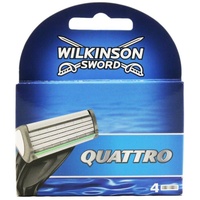 Wilkinson Rasierklingen Sword Quattro Plus Klingen Ersatzklingen 4 Stück