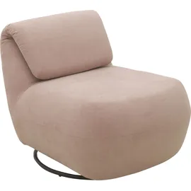 Home Affaire Relaxsessel HOME AFFAIRE "Emberson Sessel, Rückenlehne hochklappbar, Drehsessel", rosa (flamingo), B:68cm H:67cm T:88cm, 92% Polyester, 8% Nylon, Sessel, Relaxsessel, Rückenverstellung, Drehfunktion, wahlweise auch Swivel (Wipp) Funktion
