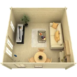 SKANHOLZ Bern 1 5 x 5 m Beige