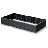 Prosperplast Hochbeet Base Woody 149 x 75,6 x 25 cm anthrazit
