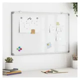 vidaXL Whiteboard 100 x 60 cm Grau/Weiß