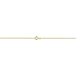 Collierkettchen FIRETTI "Schmuck Geschenk Gold 333 oder 585 Halskette Ankerkette rund" Gr. 38, gold (gelbgoldfarben), Halsketten, Damen, 38, Gelbgold 585, B: 1,3mm, Made in Germany, B:1,3mm