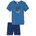 Pyjama Natural Love Organic Cotton in Blau Gr 92
