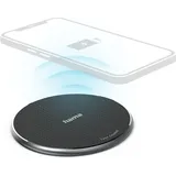 Hama Wireless Charger, 10W, kabelloses Smartphone-Ladepad, Schwarz