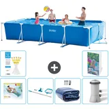 Rechteckiger Frame Pool - 450x220x84 Cm - 7-teilig  S134
