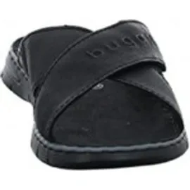 Bugatti man Herren Slipper, Männer Slipper, Mokassins,Freizeit,Slip-ons,freitzeitschuhe,offener einschlupf,maennlich,Men's,Black (1000),42 EU/EU UK - 42