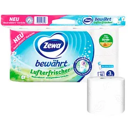 Zewa Toilettenpapier bewährt Lufterfrischer 3-lagig, 16 Rollen