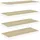 vidaXL Wandregal 60 x 23,5 x 3,8 cm Weiß