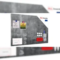 ALLboards Magnettafel 60 x 40 cm Grau