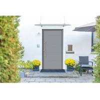 Splendoor Haustür Thermodoor PLUS SPLG  (110 x 210 cm, DIN Anschlag: Links, Verkehrsgrau)