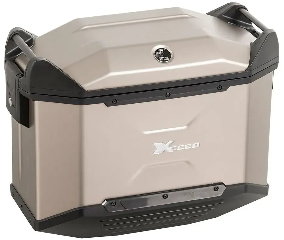 Hepco Becker Xceed 38l 610223 00 00 Right Seitenkoffer - Titanium - One Size