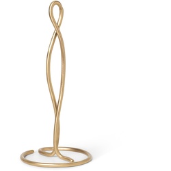Ferm Living - Curvature Küchenrollenhalter, Messing