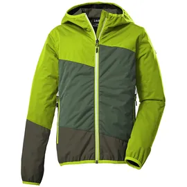 KILLTEC Jungen 2-Lagen-Funktionsjacke/Outdoorjacke mit Kapuze KOS 223 BYS JCKT; apfel, 152, 39274-000