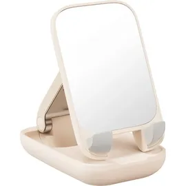 Baseus Folding Phone Stand with mirror (baby pink), Smartphone Halterung, Rosa