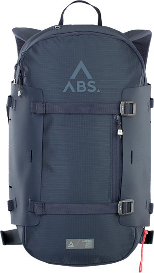 ABS A.Cross Tagesrucksack inkl. Helmhalterung, Small Rucksackart - Skitouren/Winter/4-Season, Rucksackvolumen - 16 - 20 Liter, Rucksackfarbe - Blau,