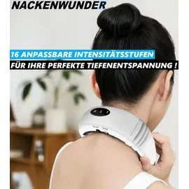MAVURA NACKENWUNDER Nackenmassage Massagegerät Vibration Wärmefunktion 16 Stufen