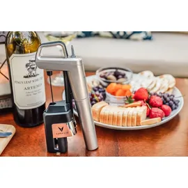 Coravin Weinsystem silber Timeless Six + 6 Stück