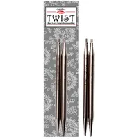 ChiaoGoo Stricknadelset TWIST Lace Silber 10 cm 6,5 mm 1 St.