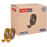 Tesa tesafix 51570 51570-00002-00 Doppelseitiges Klebeband tesafix® 51570 Natur (L x B) 50m x 25mm