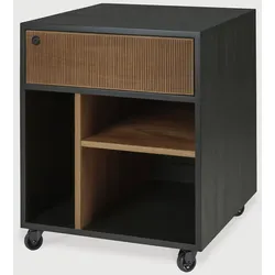 Ethnicraft Oscar Office Box Teakholz Lackiert - Schwarz