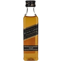Johnnie Walker BLACK LABEL 12 Years Old Blended Scotch Whisky PET 40% Vol. 0,05l