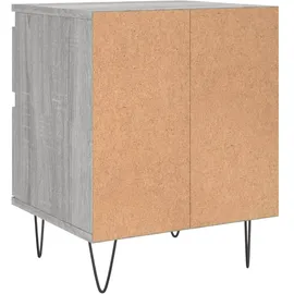 vidaXL Nachttische 2 Stk. Grau Sonoma 40x35x50 cm Holzwerkstoff