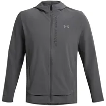 Under Armour Outrun The Storm Jacke - Castlerock / Black / Reflective - 2XL