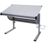MCW Schülerschreibtisch, Grau, Holz, 118x92x68 cm, Arbeitszimmer, Schreibtische, Jugend- & Kinderschreibtische