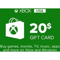 Geschenkkarte Xbox Live 20$
