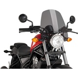 Puig Windschutzscheibe Naked New Generation Touring Honda Rebel 17'-19', Honda CMX 500 Rebel 17'-19', Stark Getönt