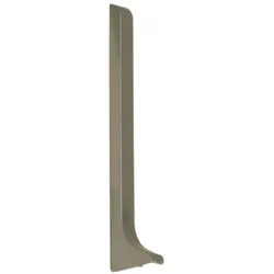 Endkappen links Sockelleiste Aluminium titan (H= 100 mm)