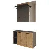 Vicco Irma Garderobe 106 x 63 x 37 cm Anthrazit/Artisan