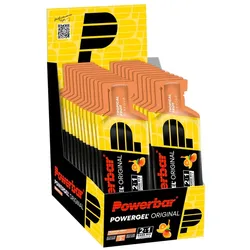 PowerBar PowerGel Original (Kohlenhydrat-Gel) Tropische Früchte 24x41g Box