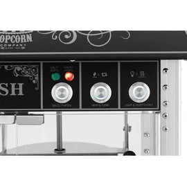 Royal Catering Popcornmaschine mit Wagen Retro-Design Fun Kitchen, schwarz