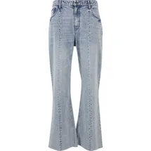 Karl Kani Original Denim Flared Straight Fit Jeans - Blau